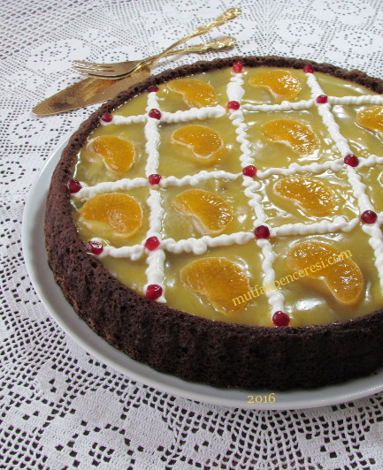 Mandalina Soslu Tart Kek
